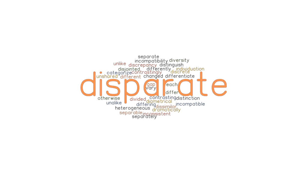 meaning of word disparate