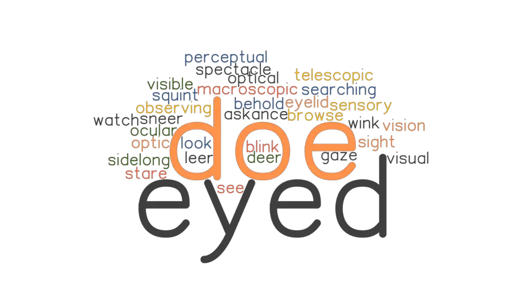 DOE EYED Synonyms and Related Words. What is Another Word for DOE EYED