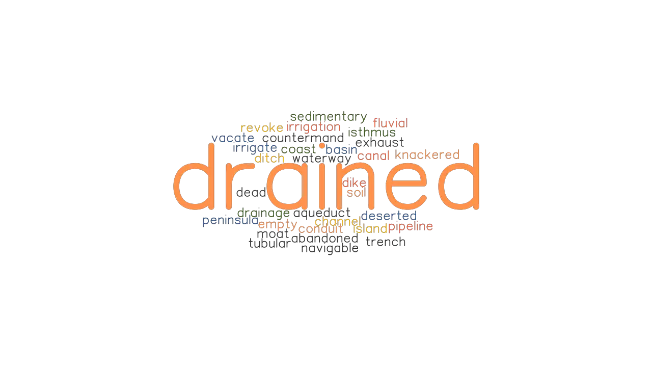 DRAINED Synonyms And Related Words What Is Another Word For DRAINED 