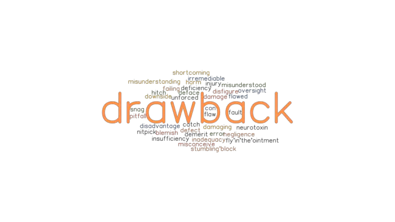 DRAWBACK Synonyms And Related Words What Is Another Word For DRAWBACK 