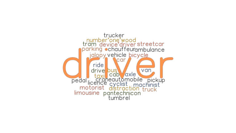 DRIVER Synonyms And Related Words What Is Another Word For DRIVER 