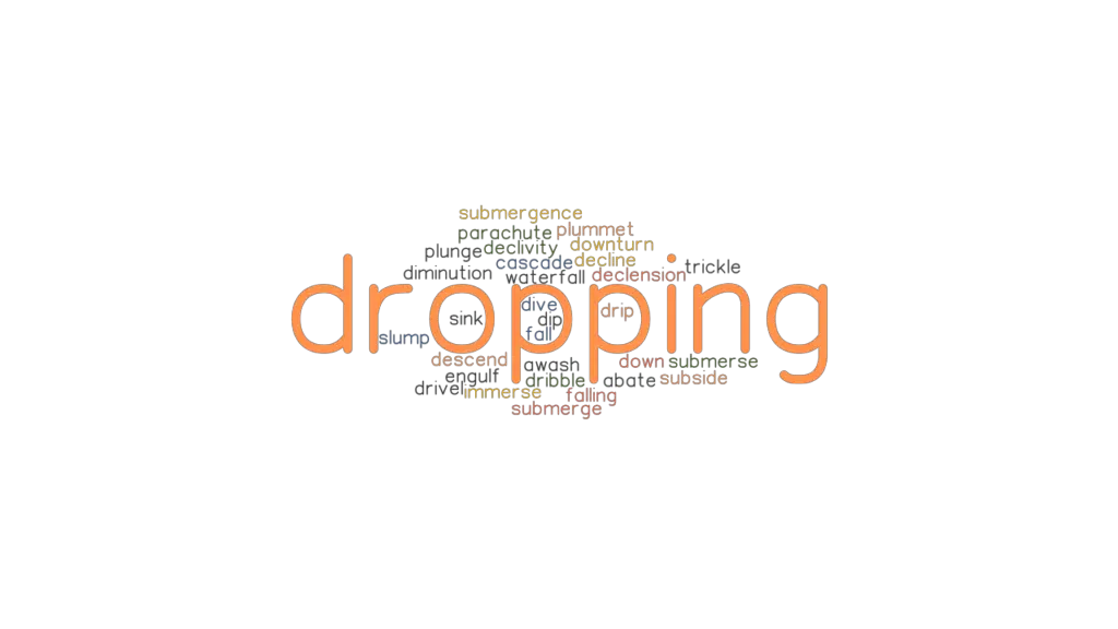 DROPPING Synonyms And Related Words What Is Another Word For DROPPING 