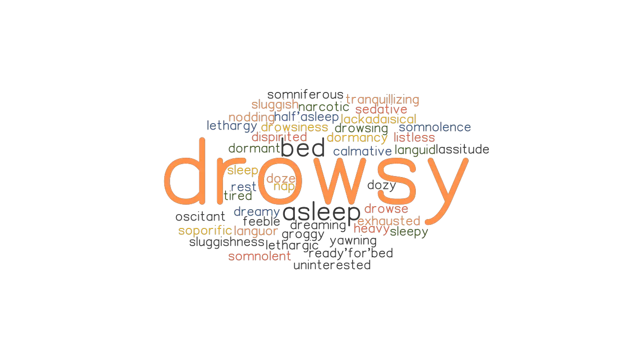 DROWSY Synonyms And Related Words What Is Another Word For DROWSY 