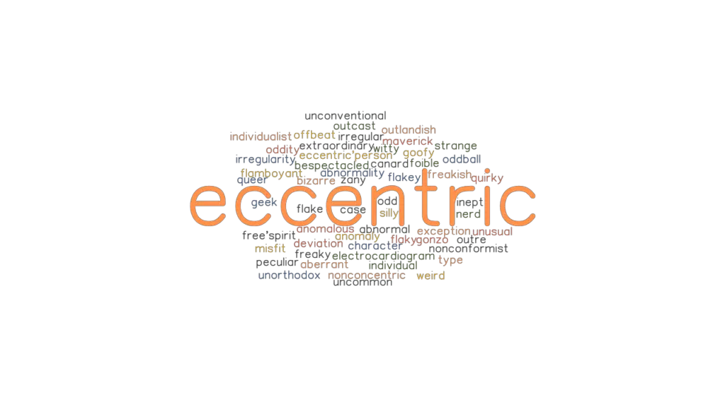 ECCENTRIC Synonyms And Related Words What Is Another Word For 