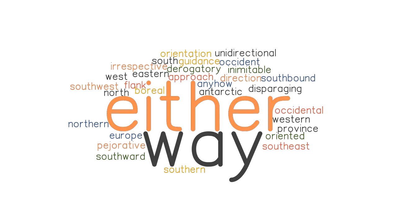 EITHER WAY Synonyms And Related Words What Is Another Word For EITHER 