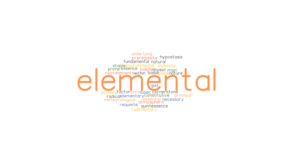element synonym etynomolgy
