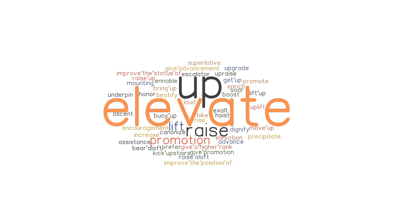 ELEVATE Synonyms And Related Words What Is Another Word For ELEVATE 