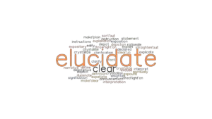 elucidate related words
