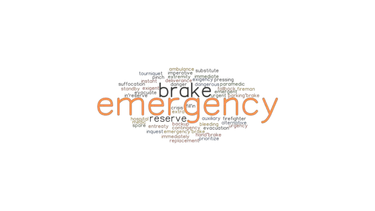 Whats Another Word For Emergency Services