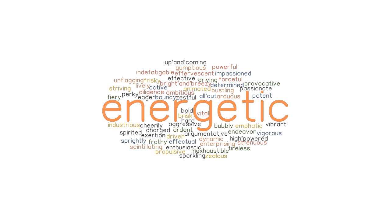 ENERGETIC Synonyms And Related Words What Is Another Word For 