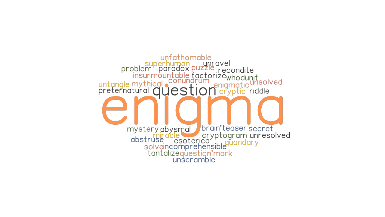 ENIGMA Synonyms And Related Words What Is Another Word For ENIGMA 