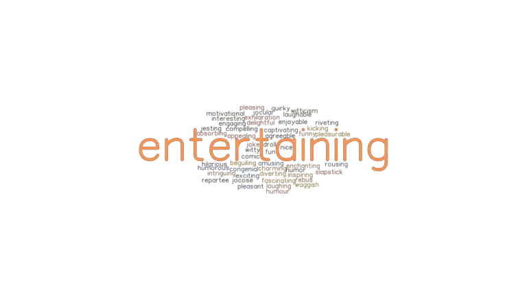 ENTERTAINING Synonyms And Related Words What Is Another Word For 