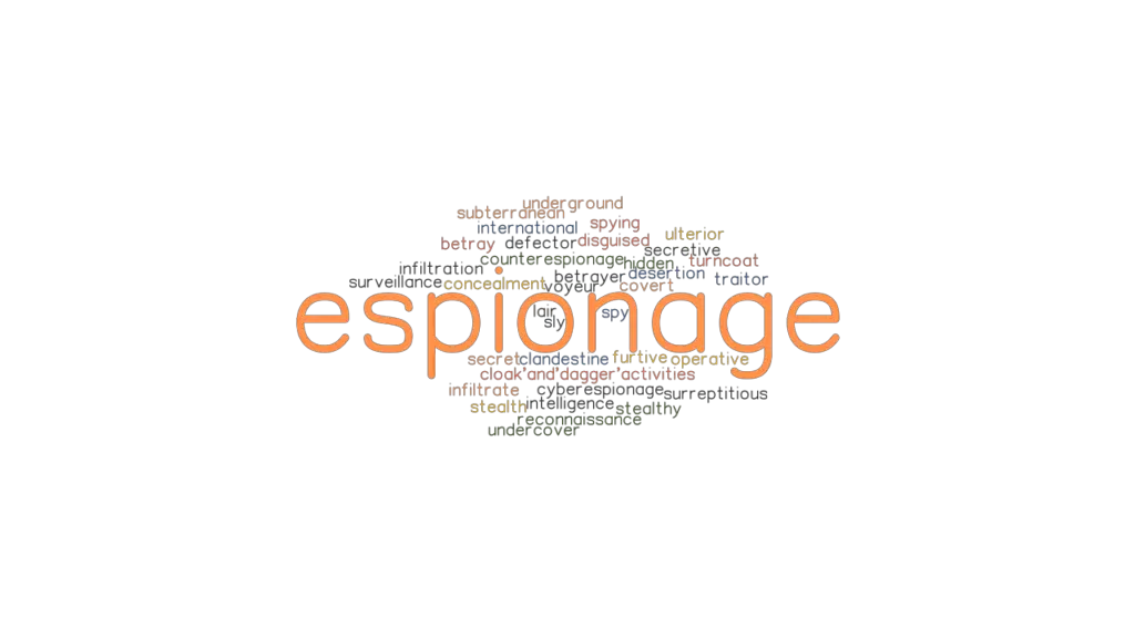 espionage definition free dictionary