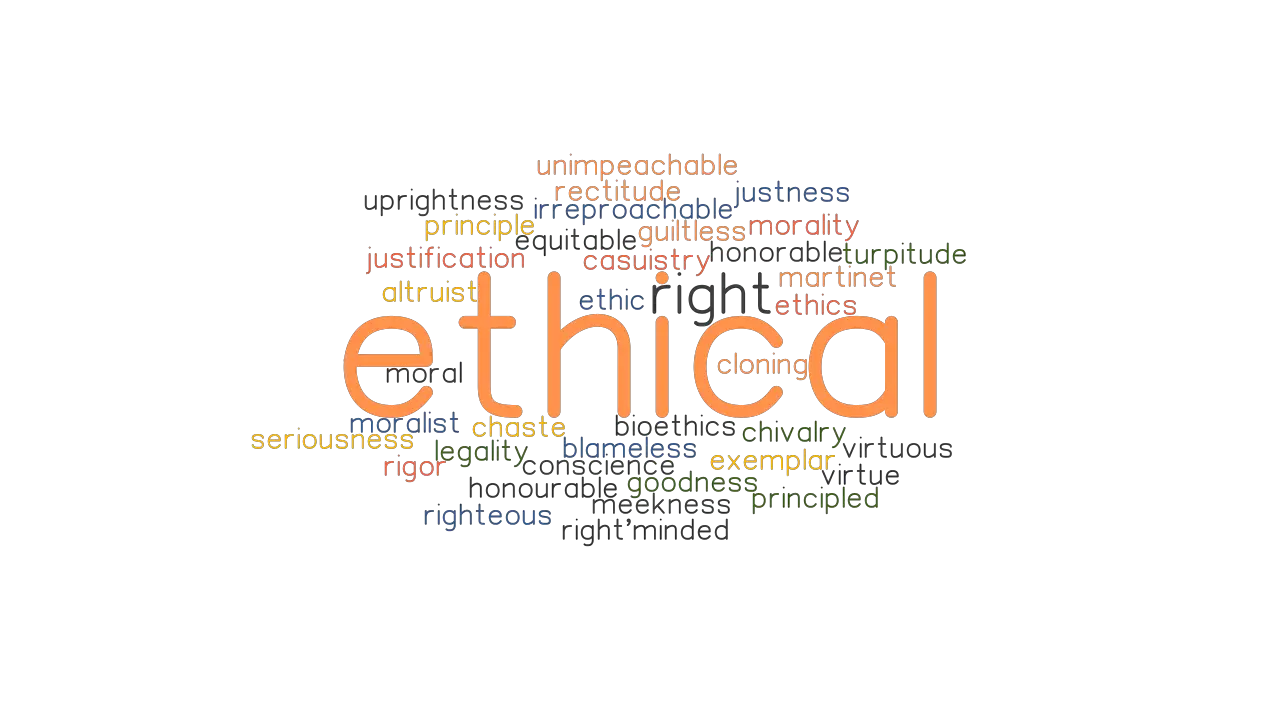 ETHICAL Synonyms and Related Words. What is Another Word for ...