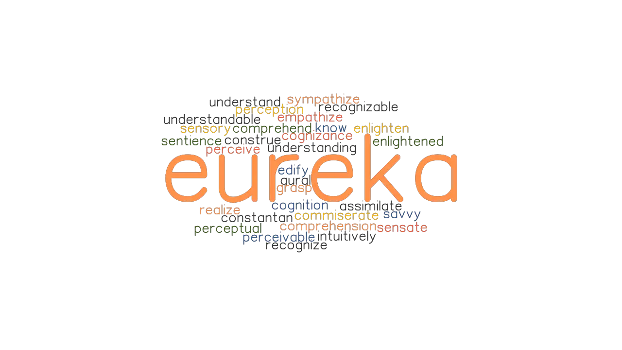 Eureka Synonyms And Related Words What Is Another Word For Eureka Grammartop Com