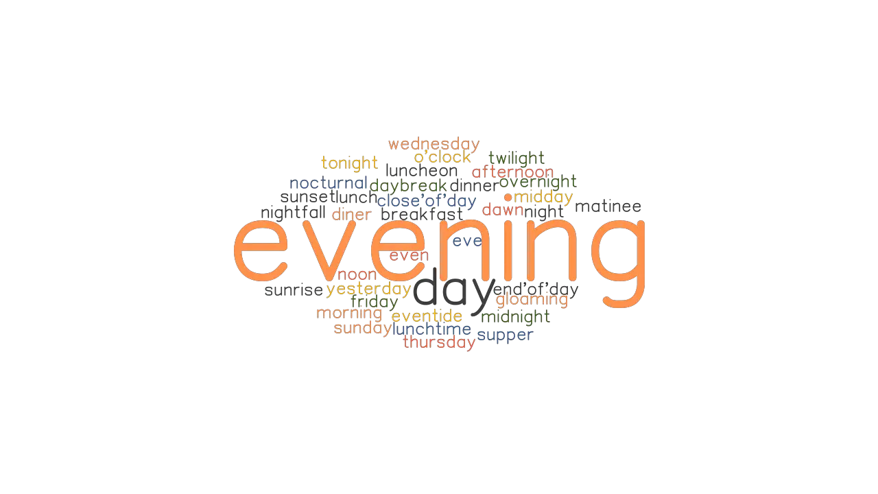 EVENING Synonyms And Related Words What Is Another Word For EVENING 