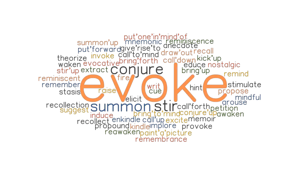 EVOKE Synonyms And Related Words What Is Another Word For EVOKE 