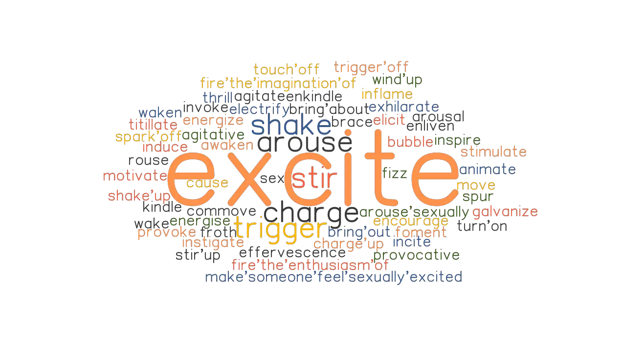 Excite Synonyms And Related Words What Is Another Word For Excite 