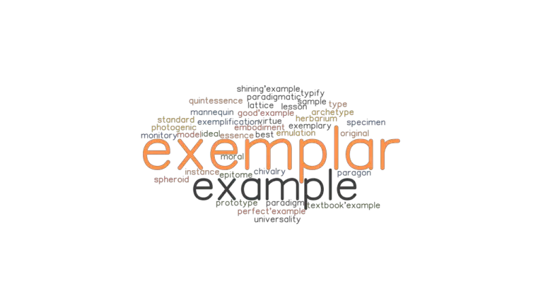 Another Word For Exemplar