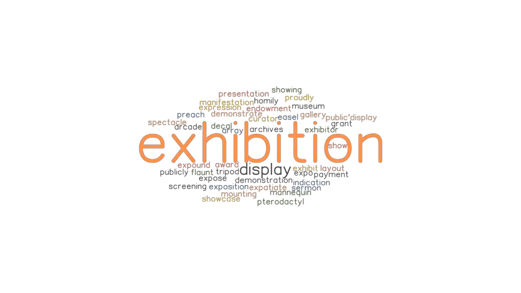 EXHIBITION Synonyms And Related Words What Is Another Word For 