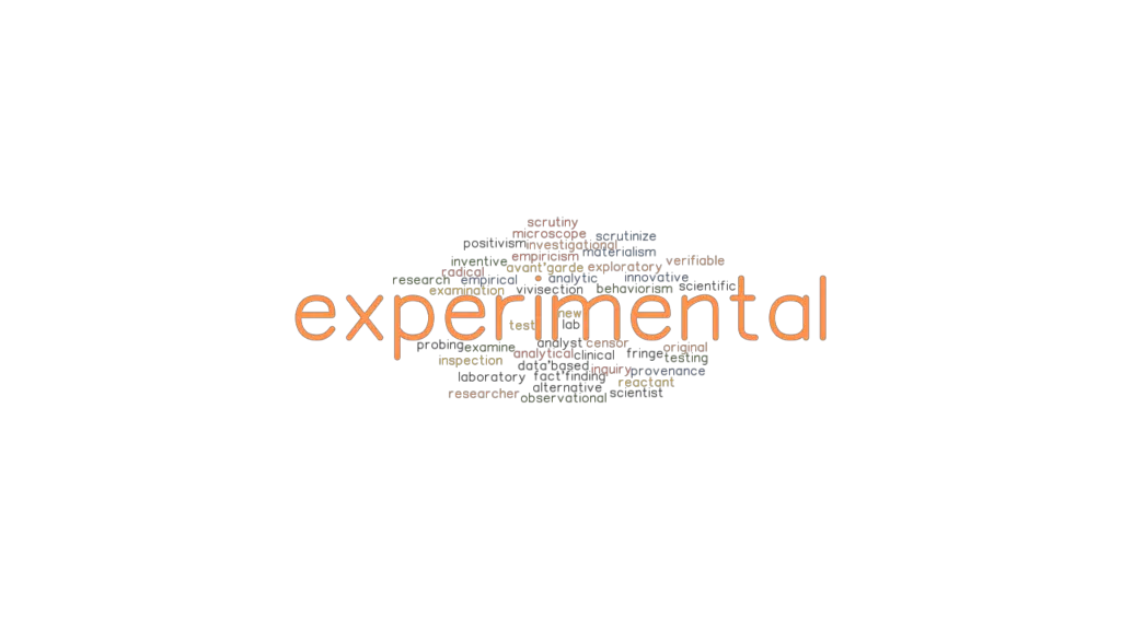 experimental things synonyms