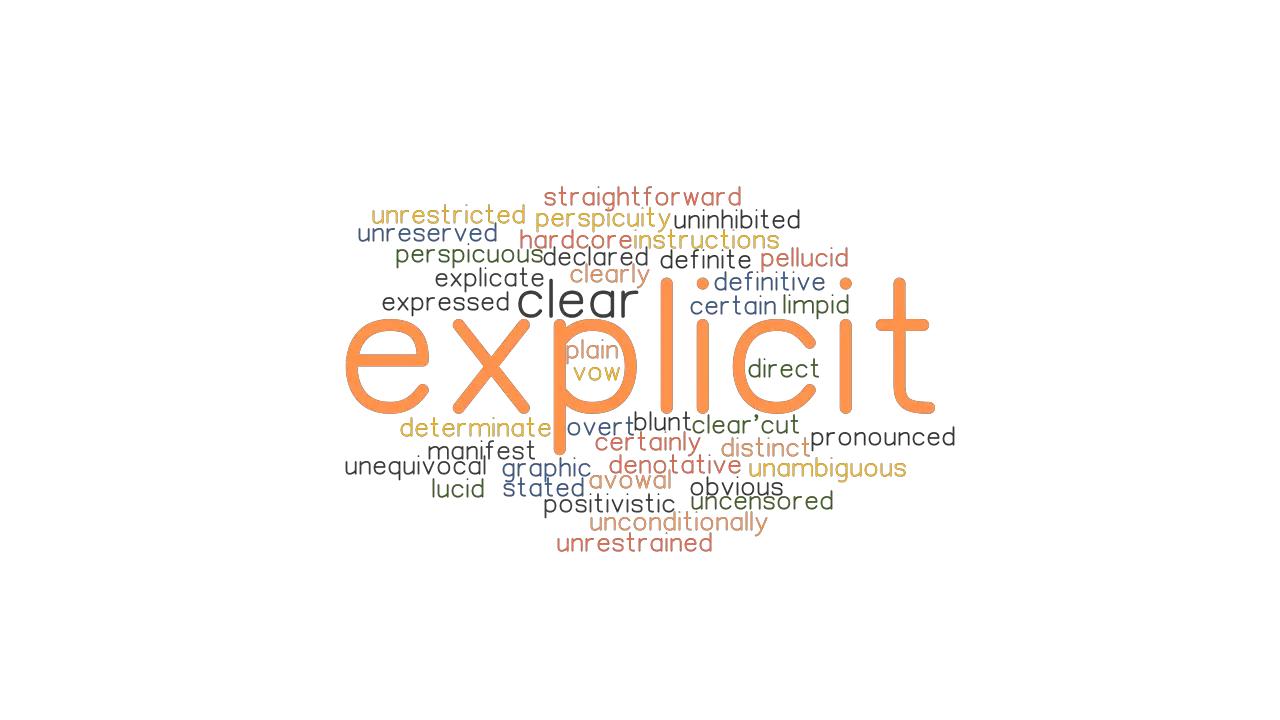 explicit verb examples - implicit and explicit examples