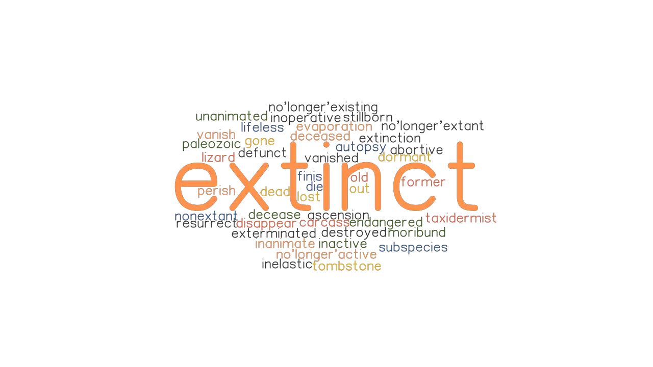 EXTINCT Synonyms And Related Words What Is Another Word For EXTINCT 