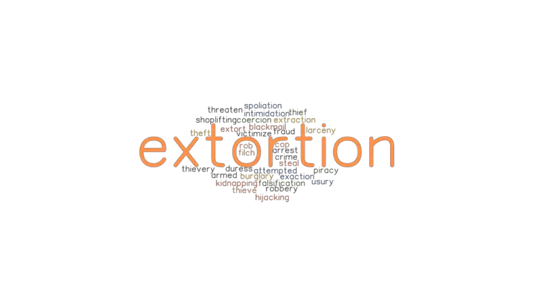 What Is A Good Word For Extortion