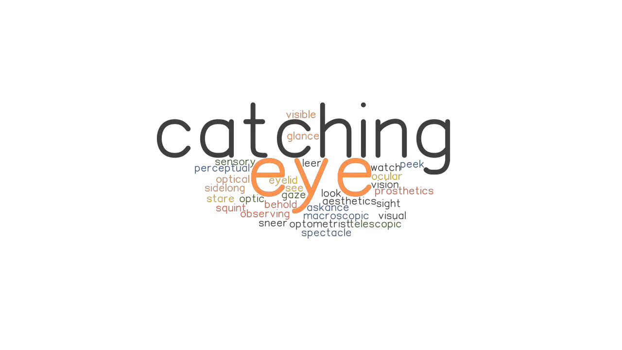 EYE CATCHING Synonyms And Related Words What Is Another Word For EYE 