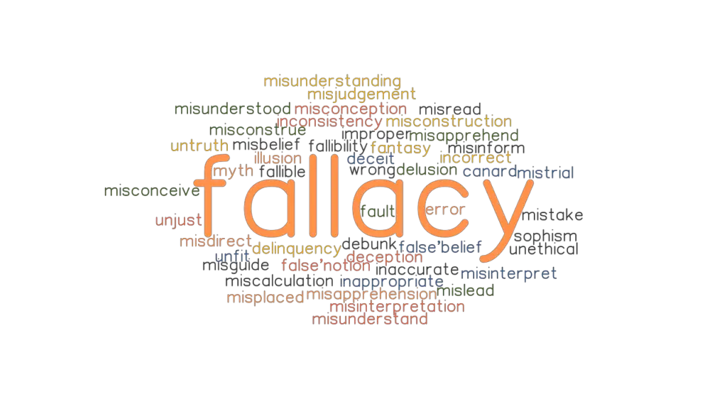 What Is The Synonym For Fallacy