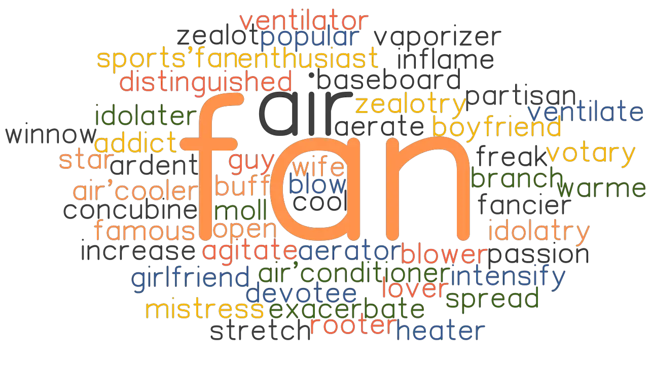 FAN Synonyms And Related Words What Is Another Word For FAN 