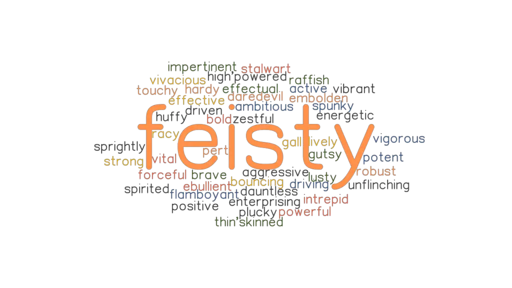 FEISTY Synonyms and Related Words What is Another Word for FEISTY 