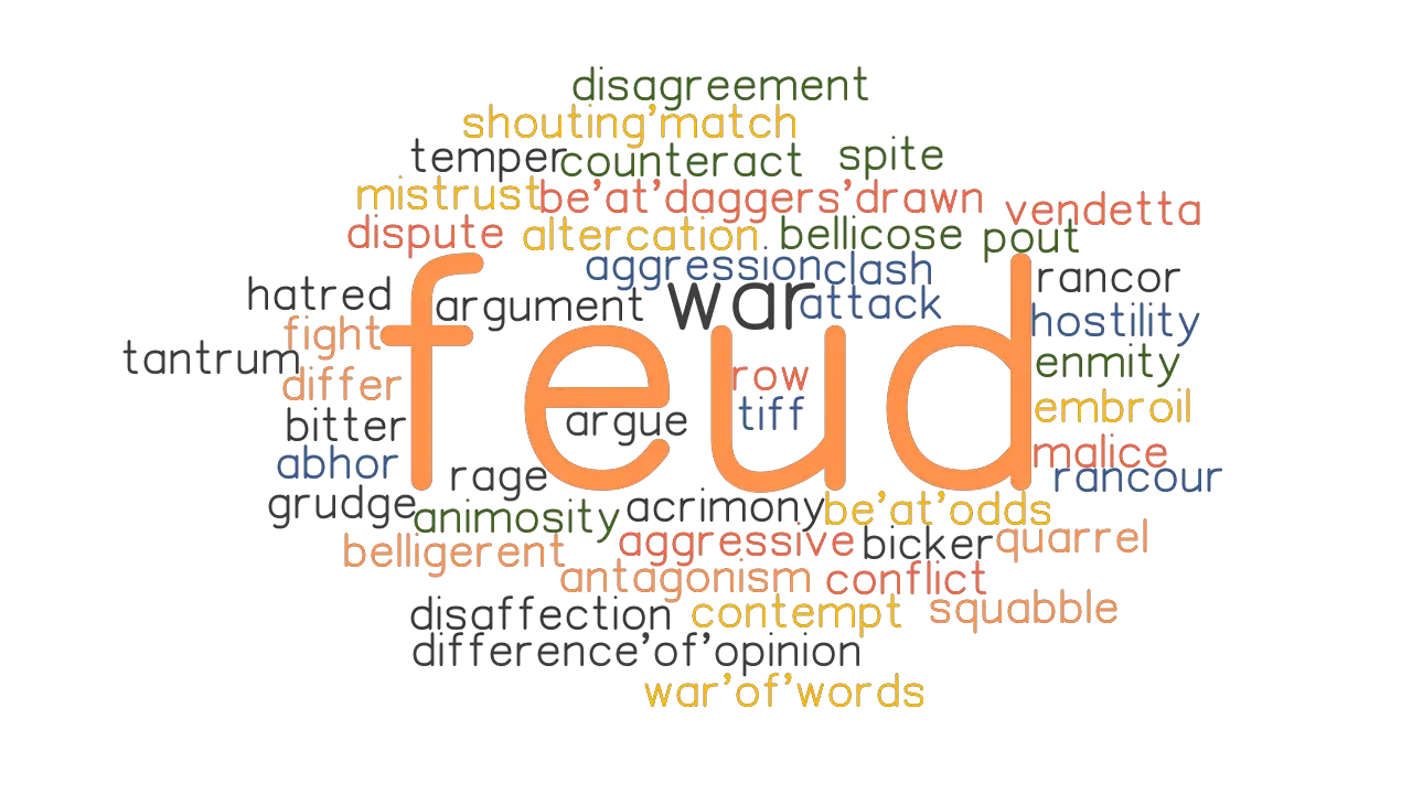 FEUD Synonyms And Related Words What Is Another Word For FEUD 