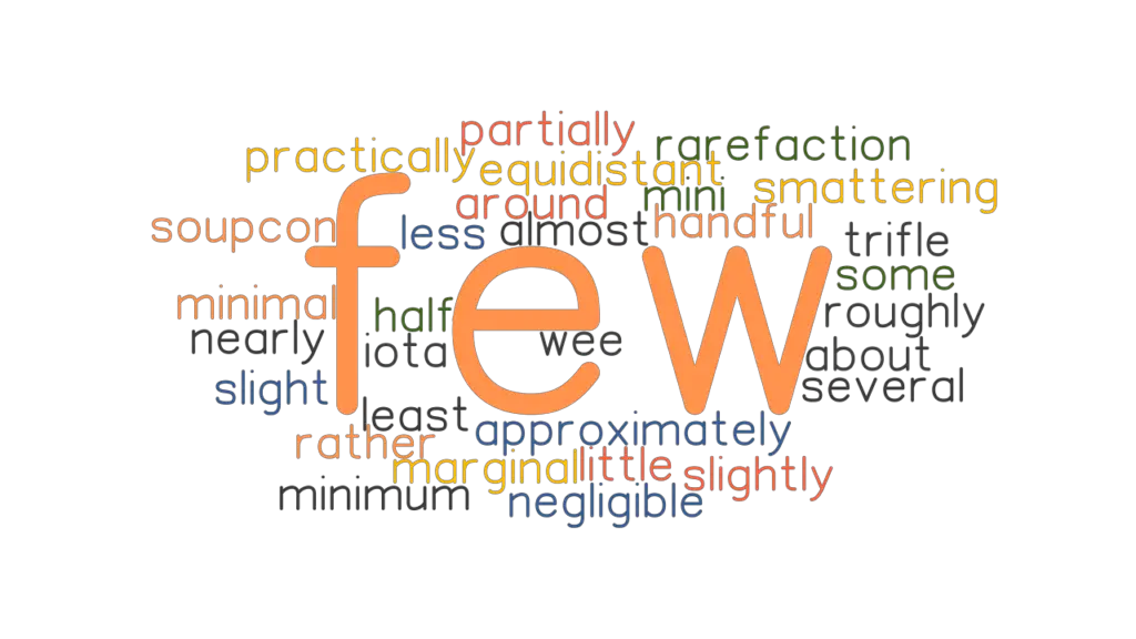 FEW Synonyms And Related Words What Is Another Word For FEW 