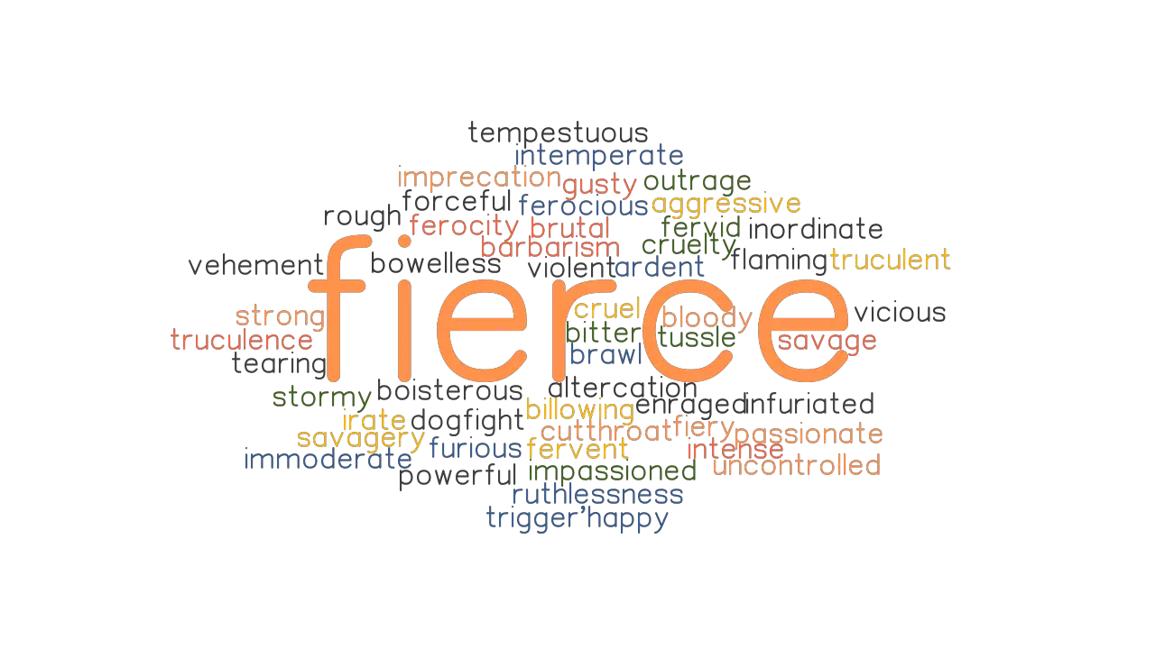 Pronunciation of Fierce  Definition of Fierce 