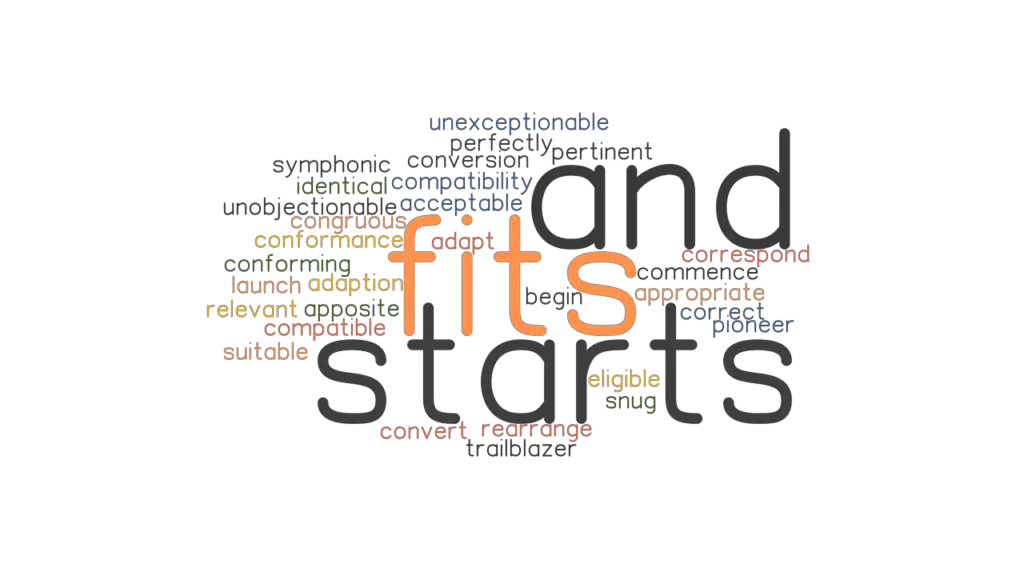 FITS AND STARTS Synonyms and Related Words. What is Another Word for