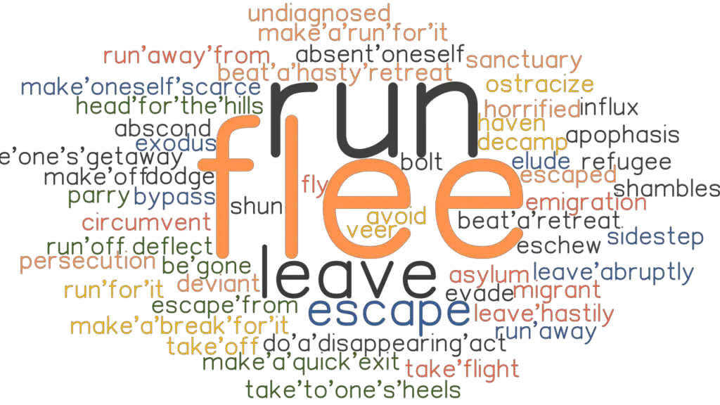 flee-synonyms-and-related-words-what-is-another-word-for-flee