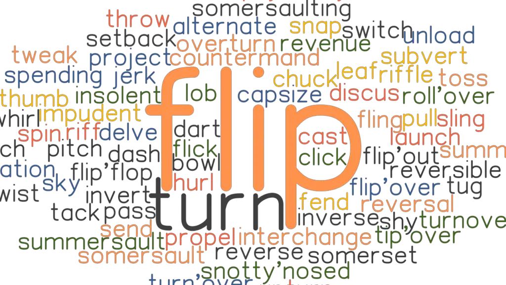 FLIP Synonyms And Related Words What Is Another Word For FLIP 