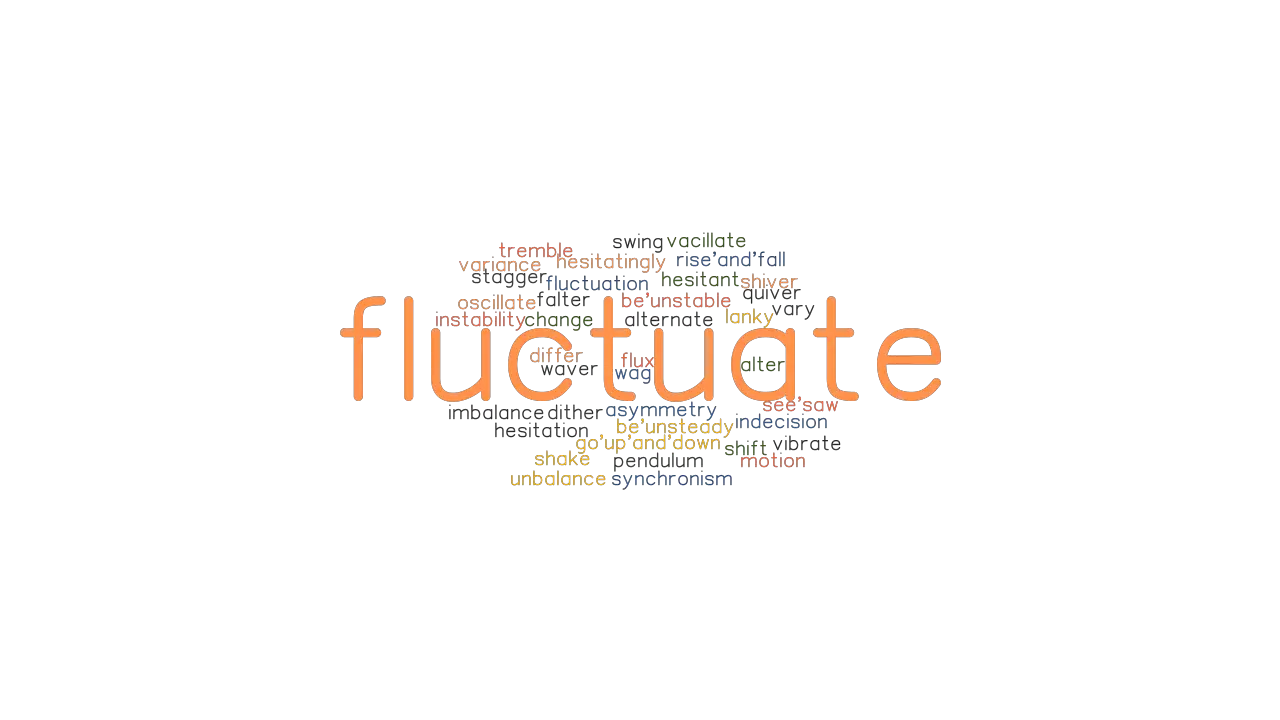 FLUCTUATE Synonyms And Related Words What Is Another Word For 