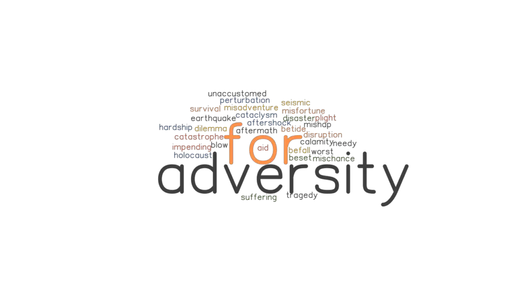 Another Word For Adversity 8 Letters