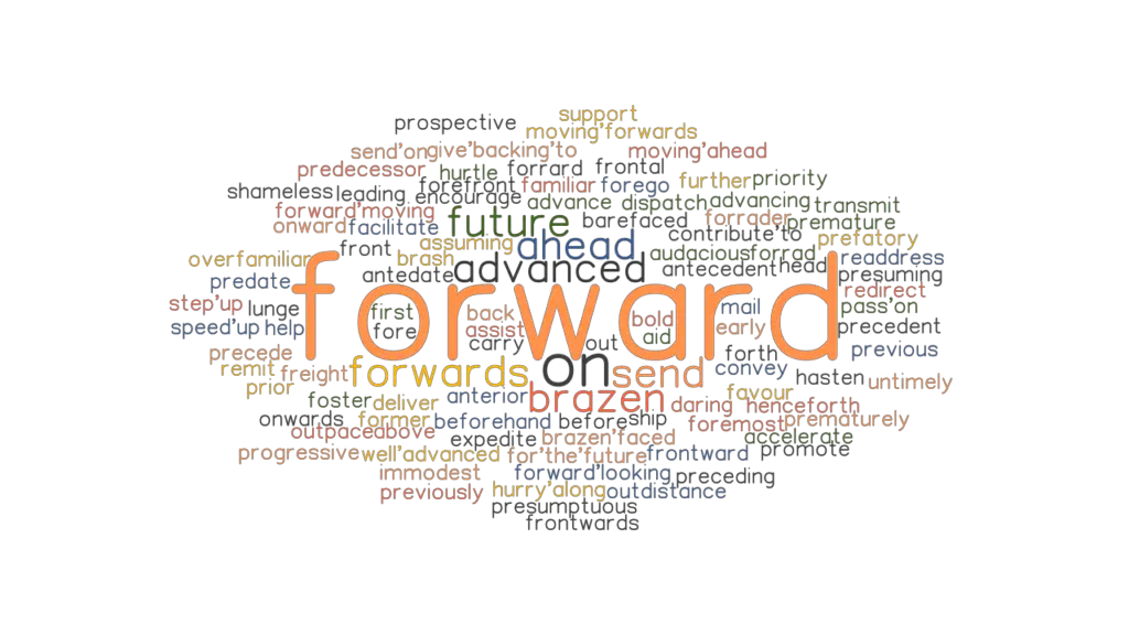 FORWARD Synonyms And Related Words What Is Another Word For FORWARD 