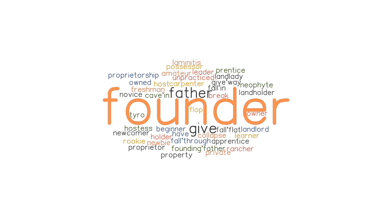 FOUNDER Synonyms And Related Words What Is Another Word For FOUNDER 