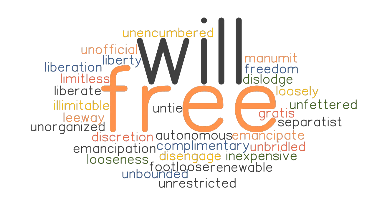 FREE WILL Synonyms And Related Words What Is Another Word For FREE 