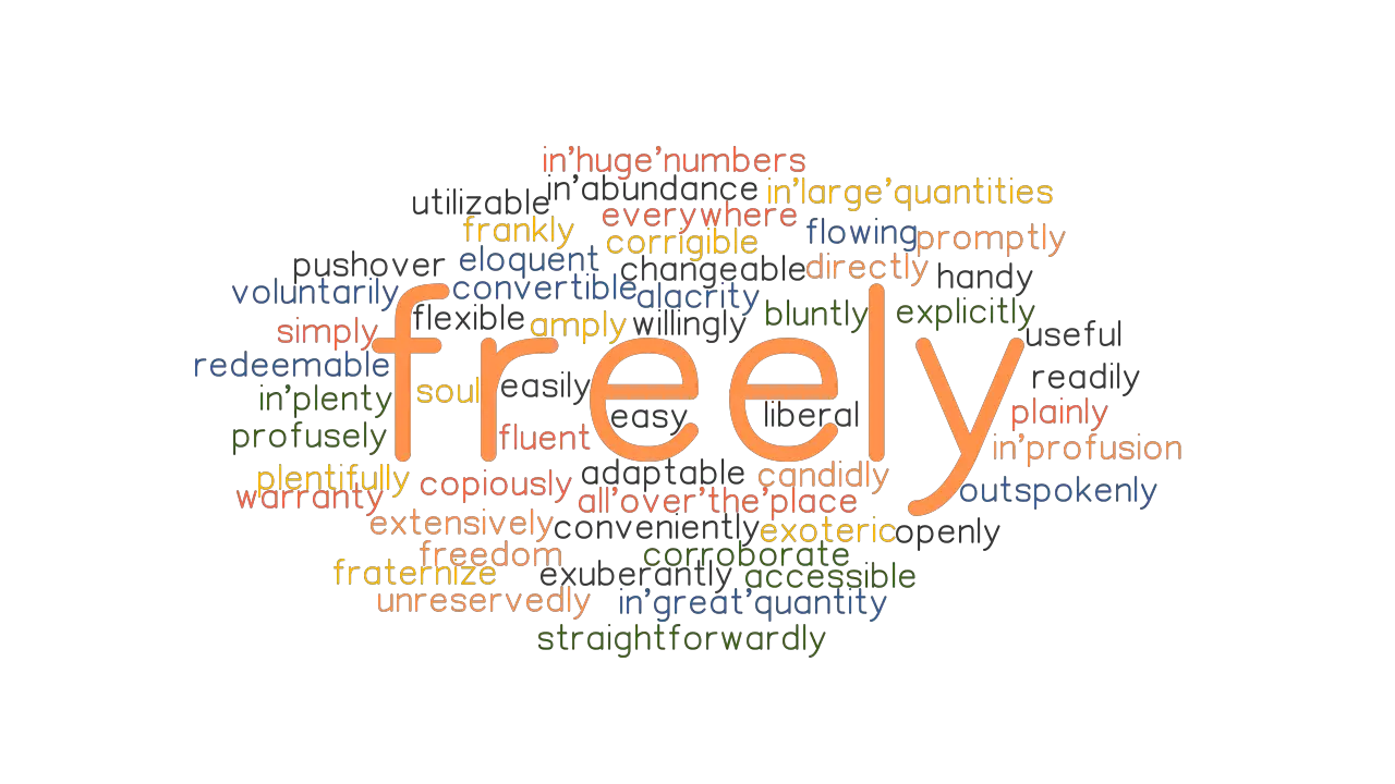 FREELY Synonyms And Related Words What Is Another Word For FREELY 