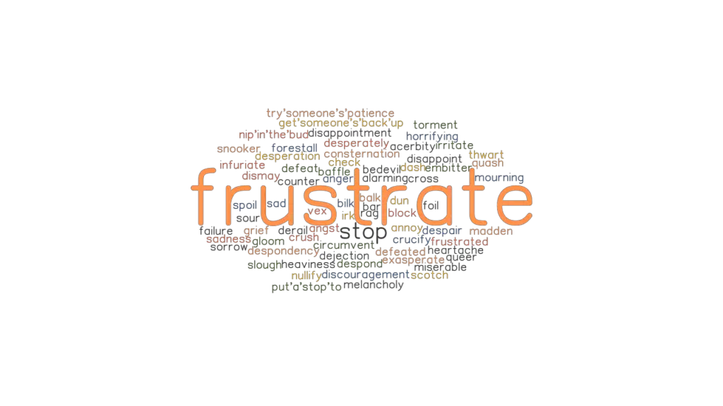 FRUSTRATE Synonyms and Related Words. What is Another Word for