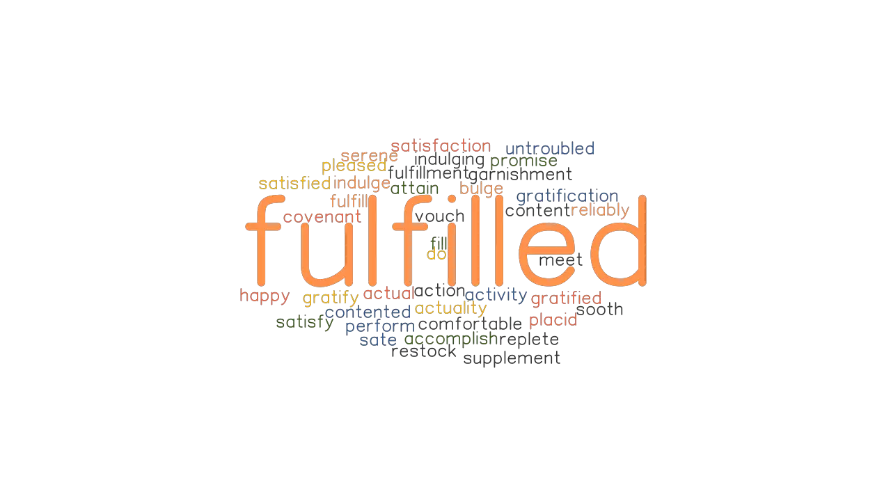 FULFILLED Synonyms And Related Words What Is Another Word For 