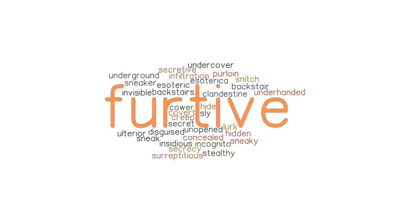 FURTIVE Synonyms and Related Words. What is Another Word