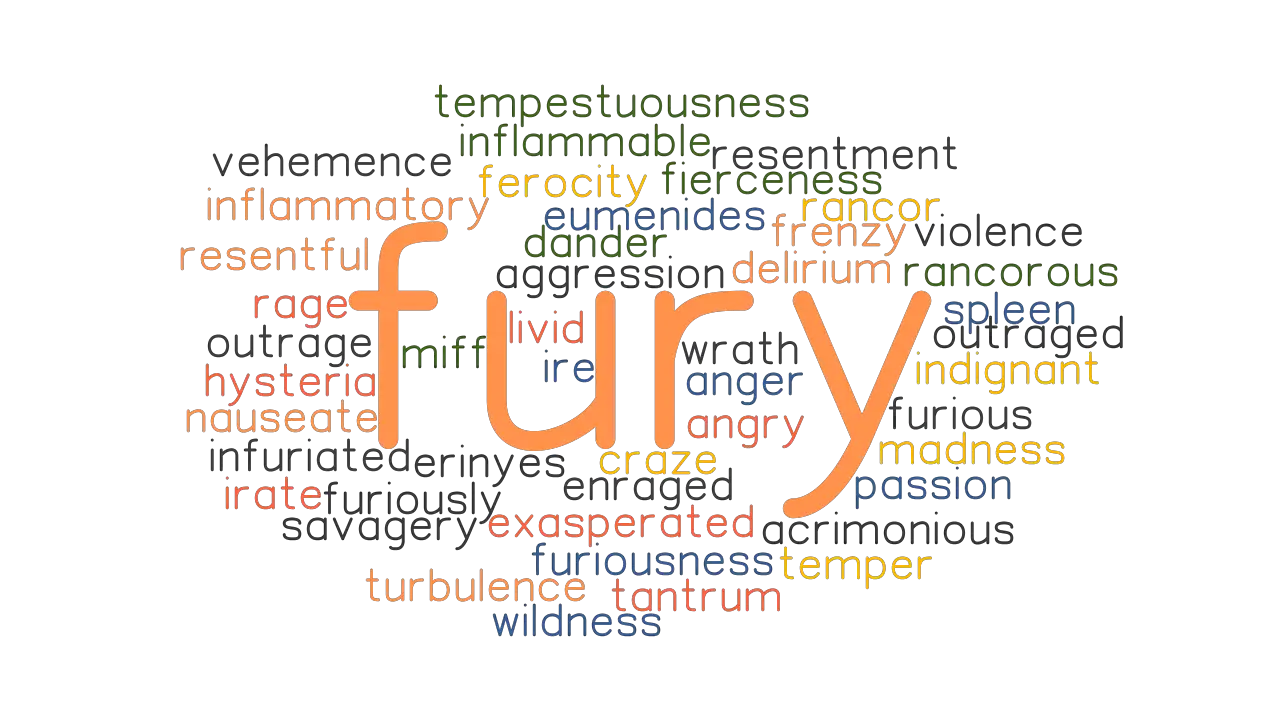 FURY Synonyms And Related Words What Is Another Word For FURY 