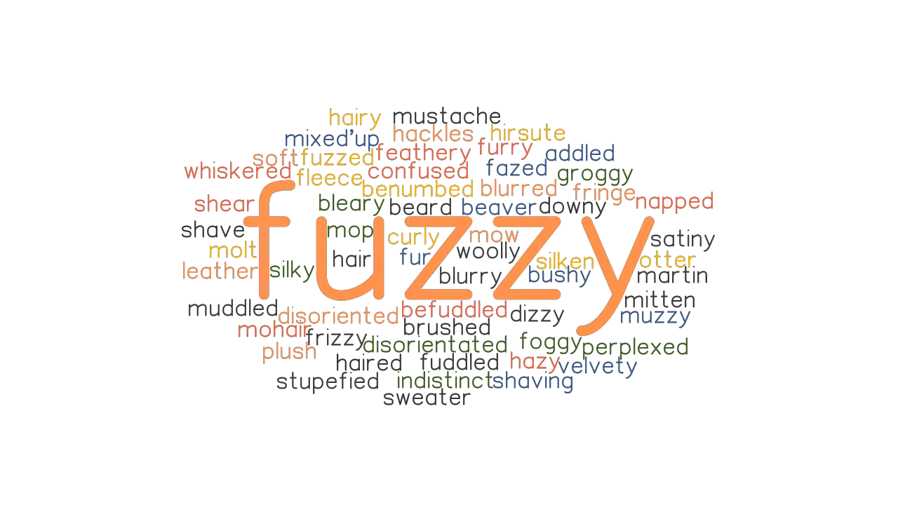 FUZZY Synonyms And Related Words What Is Another Word For FUZZY 