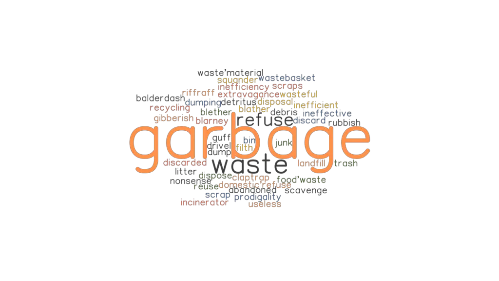 GARBAGE Synonyms And Related Words What Is Another Word For GARBAGE 